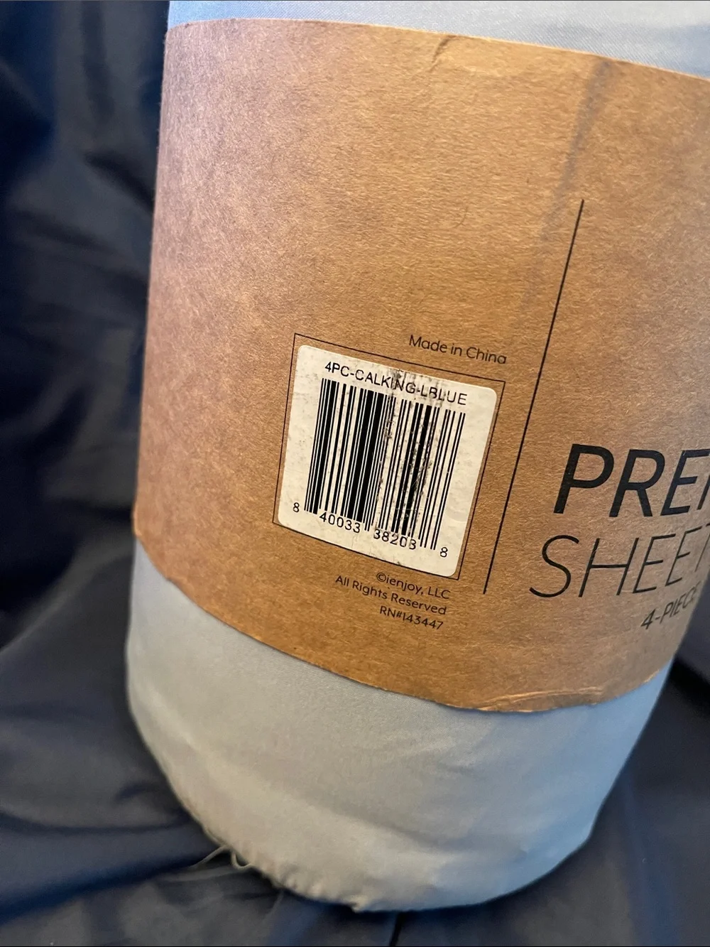 Light Blue Cal King Sheet Set - Ultra Soft Hypoallergenic